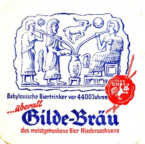 hannover h-ni gilde prost quad 3b (185-das meistgetrunkene-blaurot)